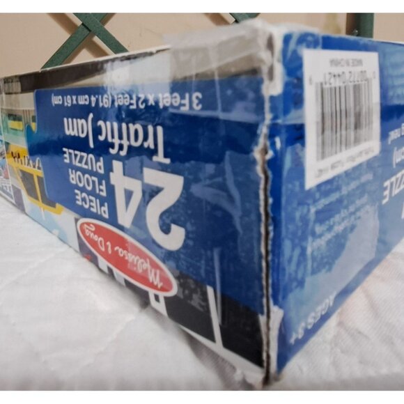 Melissa & Doug Traffic Jam 24 Piece Floor Puzzle 2X3 Feet - Picture 7 of 7